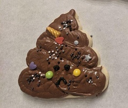 poop emoji cookie cutter baking food baked bakery dessert hobby diy 3d print model - Mito3D