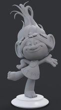 poppys - movie trolls fanart sculpture figure art statue 3d games toys 3d print model - Mito3D