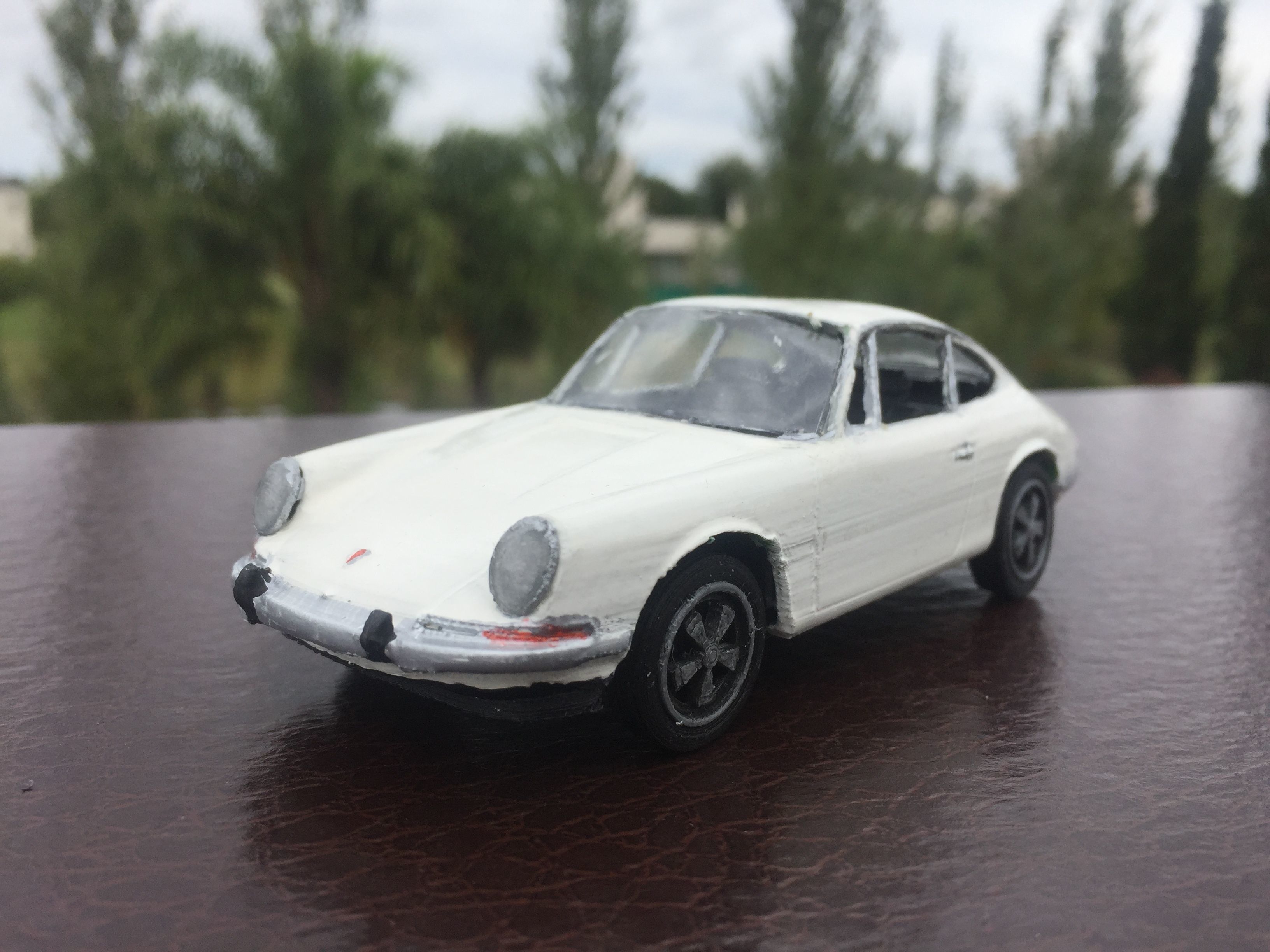 porsche 911 classico scala modello assemblaggio kit or fessura macchina 3dprinable azione slotcar 132scale modellino in assemblykit passatempo fai settore automobilistico 3D print model - Mito3D