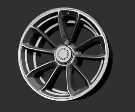 porsche 911 gt3 rs 997 oem rims 3d print ready hotwheels diecast wheels hobby diy automotive miniature car wheel matchbox tomica 3d print model - Mito3D