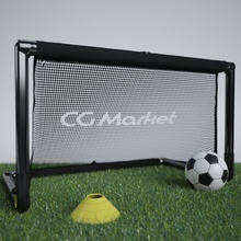 portátil futebol objetivo bola treinamento cone internet desenho animado render 3d euro liga mls mini jogos brinquedos fbx 3d print model - Mito3D