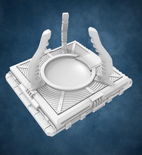 portale 3d stampa modello 3dprint gioco guerra navicella spaziale faro warhammer necromunda sci fi guerre stellari stl fdm resina terreno scenario giochi giocattoli tavola 3d print model - Mito3D