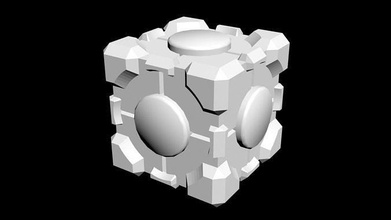 portail cube portal2 Jeux forprint jouets Jeu accessoires 3d print model - Mito3D