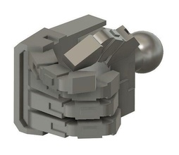 posable gunpla mano gundam fusion360 modelo 3dprint juegos juguetes 3d print model - Mito3D
