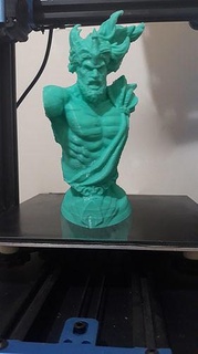 Poséidon buste sculpture art décor corps musée sculptures 3d print model - Mito3D