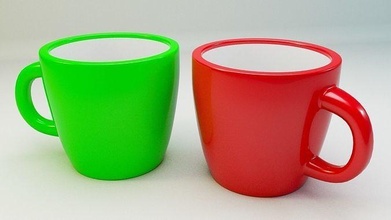 posillo vamos taza louça líquido cafeteria bebida casa acessórios 3d print model - Mito3D