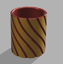 pentola pastelli colpi scena desktop design arte illustrazione moda tecnologia retrò eau vaso casa arredamento 3d print model - Mito3D