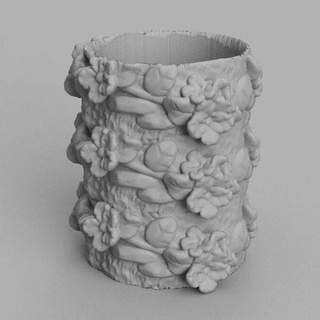 pot fleur decor floral flower maison bureau vase amour verdure house 3d print model - Mito3D