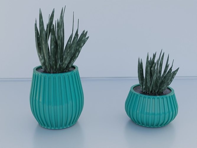 Topf Pflanzer Halter Unterstützung 09 Blatt Blume Pflanze Schüssel Flora Vase saftig Schreibtisch Dekoration Deko Veranstalter Grün Haus Innere Design Kaktus Aloe Dekor 3D print model - Mito3D