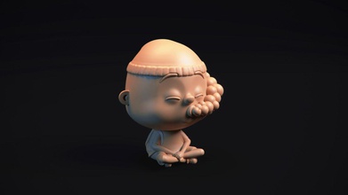 pothead - 3d printable model games-toys figurine character 3dprinting pot deco sculpture games toys statue tableware table brain house human print ready defender people cartoon 3d print model - Mito3D