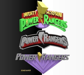 güç korucular logolar Japonya dizi Disney Sentai Tokusatsu morfin Bandai Hasbro Süper 90s 2000 Sanat işaretler 3d print model - Mito3D