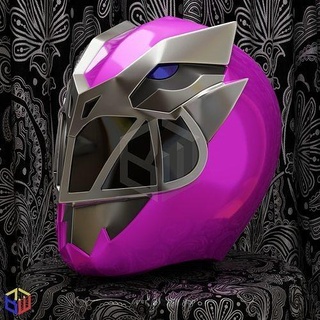 power rangers dino fury pink ranger helmet powerrangers cosplay sentai super mighty morphin hobby diy 3d print model - Mito3D