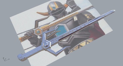 güç korucular magna savunma oyuncusu kılıç gogopowerrangers güçlü morfin oyuncaklar silah cosplayer sentai süpersentai dizi 90s cosplay kız kostüm oyunu kask hobi kendin yap 3d print model - Mito3D