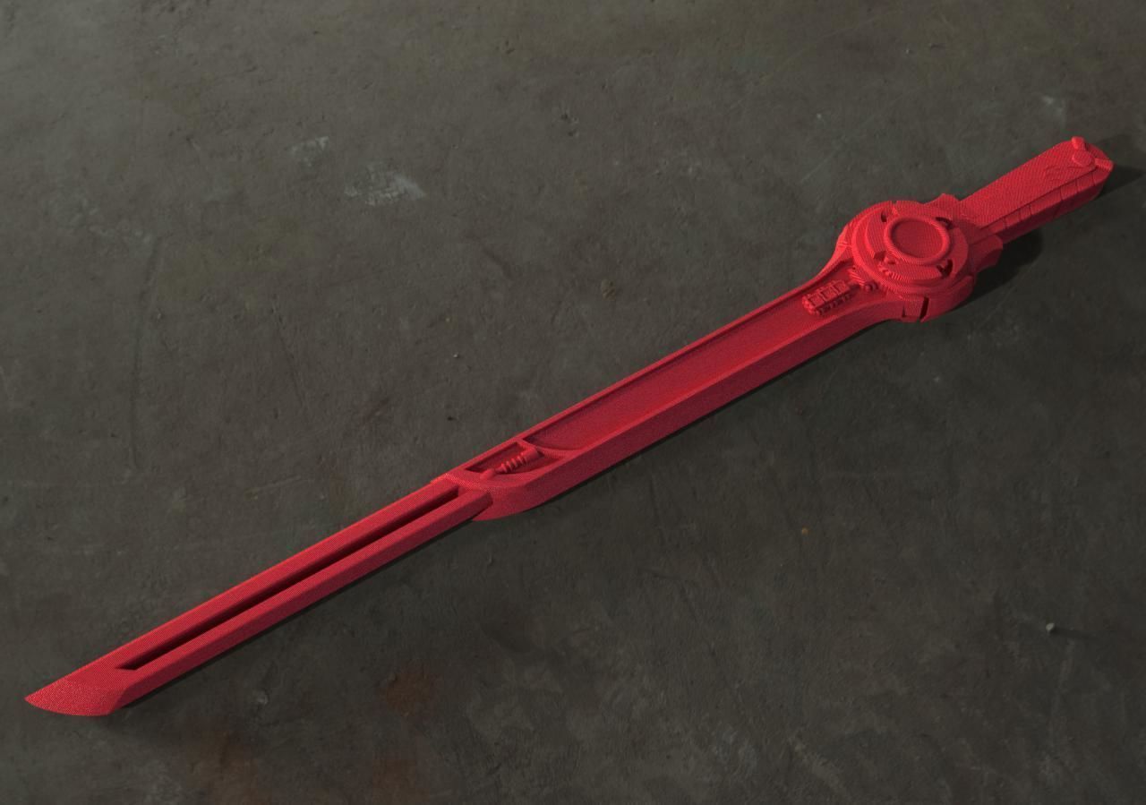 guardas ninja aço espada powerrangers sentai supersentai punhal desenho animado morfina poderosa cosplay cosplayers nerd suporte cosplayprop brinquedos passatempo faça 3D print model - Mito3D