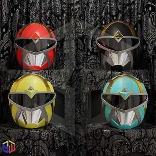 guardas ómega capacete powerrangers guarda cosplay sentai super poderoso morfina passatempo faça 3d print model - Mito3D
