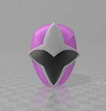 energia ranger shuriken sentai ninninger momoninger casco arte 3d print model - Mito3D