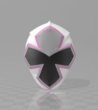 energia ranger shuriken sentai ninninger shironinger casco arte 3d print model - Mito3D