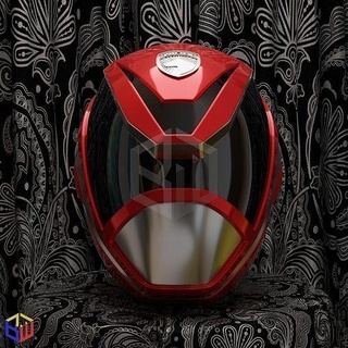 power rangers spd red ranger helmet powerrangers cosplay sentai super mighty morphin hobby diy 3d print model - Mito3D