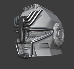 leistung ranger turbo megazord 3d helm rv roboter power rangers rvrobo cosplay hobby diy 3d print model - Mito3D