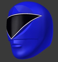 güç korucular zeo mavi kask stl dosya kostüm oyunu power rangers blueranger kostüm zırh hobi kendin yap 3d print model - Mito3D