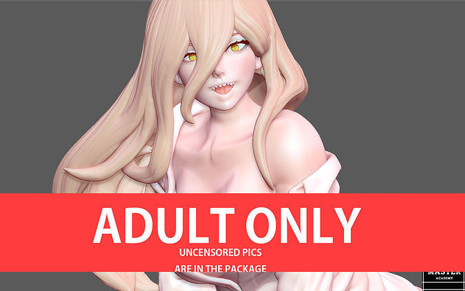 power sitting 2 chainsawman anime girl character power sitting 2 chainsawman anime girl character art sculptures  3D print model - Mito3D