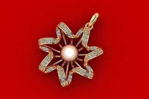 ppd-165-dia twist pear love pendant jewelry gold printable silver diamond jewel jewellery wedding engagement rings ring pendants 3d print model - Mito3D