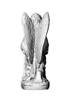 praying angel statue sculpture jesus catholic art sculptures 3d print model - Mito3D