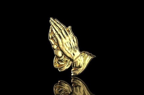 praying hands gold n946 jewellery silver jewelry diamond pendants brilliant engagement religion sculpture ring jewel christian gem pendant angel religious god 3d print model - Mito3D