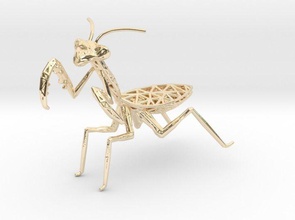orando mantis insecto juguete 3d geométrico modelos impresión impreso geometría tecnología diseño arquitectos mamunur rashid paramétrico xeebone juegos juguetes 3d print model - Mito3D