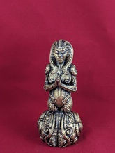 praying egyptian goddess statue ornate sculpture antique scifi giger ancient alien art sculptures 3d print model - Mito3D
