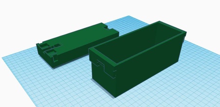 prc 352 320 caja de la batería hobby-diy militar radio poder cuadro hobby diy afición bricolaje electrónica 3d print model - Mito3D