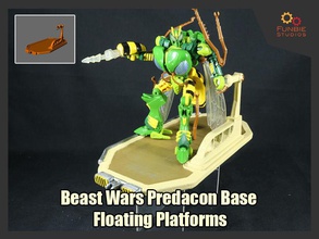 depredador base flotante plataforma transformadores bestia guerras juegos juguetes 3d print model - Mito3D
