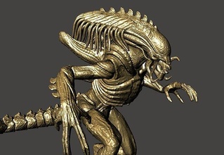 predalien abomination hybrid xenomorph avp - ultra detailed stl alien aliens vs predator xeno queen gameqraft 2010 games toys 3d print model - Mito3D