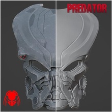 predatore bionico maschera casco coplay armatura xenomorfo alieno facehugger giochi giocattoli 3d print model - Mito3D