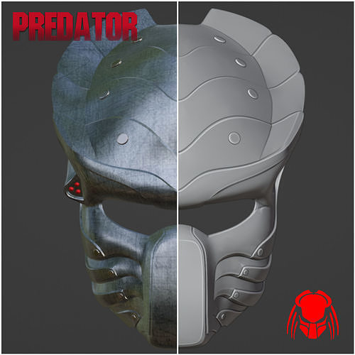 predator chopper - salamander mask xenomorph helmet cosplay games toys 3D print model - Mito3D