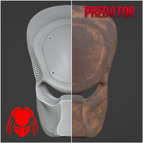 predador cidade caçador mascarar estrangeiro xenomorfo facehuger cosplay capacete jogos brinquedos 3D print model - Mito3D