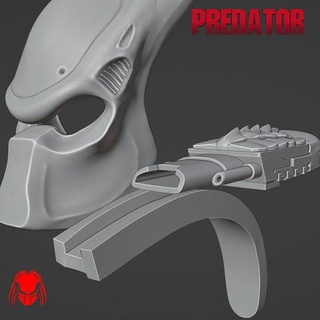 predador cidade caçador plasma canhão paralisia cliente fofo laser cosplay brinquedo articulado xenomorfo avp estrangeiro facehugger jogos brinquedos 3d print model - Mito3D