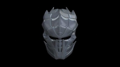 Raubtier Cosplay Maske bio Helm Rüstung Außerirdischer Charakter sci fi drucken 3dprinting Schutzmaske 3d cgbadour Kunst Skulpturen Virus Mikro geometrisch 3d print model - Mito3D