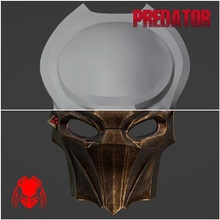 depredador halconero máscara extraterrestre casco armadura cosplay xenomorfo abrazador juegos juguetes 3d print model - Mito3D