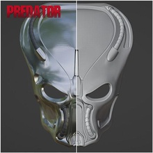 predator haze mask alien helmet armor cosplay xenomorph facehugger avp games toys 3d print model - Mito3D