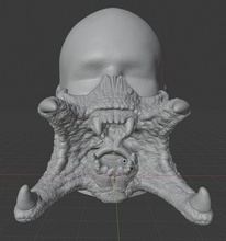 predator mask predatormask halfmask covid19 facemask hobby diy alien skull games toys 3d print model - Mito3D
