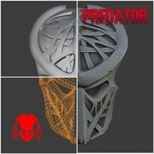 Raubtier Maske Pest Helm Cosplay Rüstung Außerirdischer Xenomorph Facehugger Mode 3d print model - Mito3D