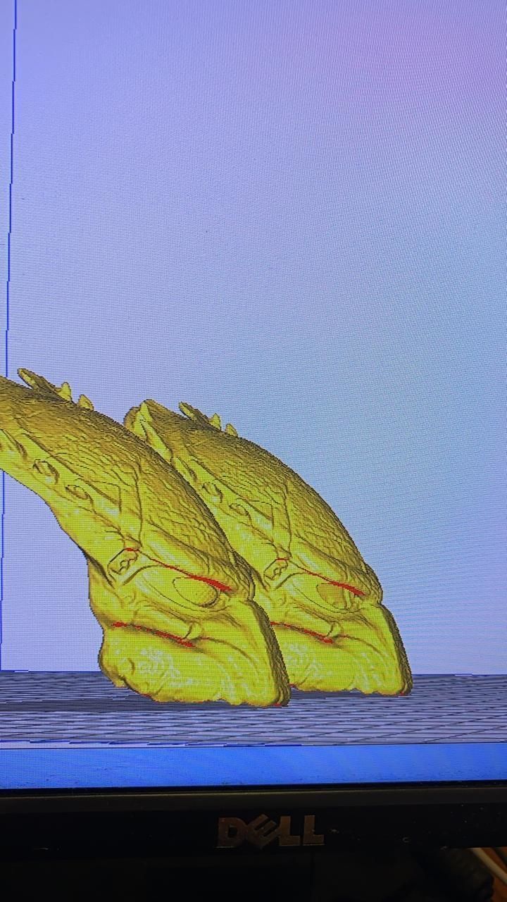 prédateur masque 15 extraterrestre extraterrestres 3d skan art scans répliques 3D print model - Mito3D