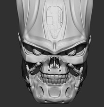 depredador neca terminador máscara trabajos mandíbulas cazador necamask juegos juguetes 3d print model - Mito3D