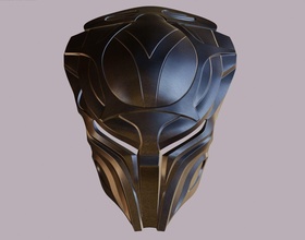 predator phalanx helmet mask face alien cosplay props airsoft armor fullface facemask starwars jedi sith cyber ninja assassin scifi hunter warrior hobby diy 3d print model - Mito3D