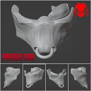 predator pirate mask alien xenomorph facehugger chestburtser cosplay helmet armor games toys 3d print model - Mito3D