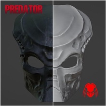 predatore serbatoio maschera alieno xenomorfo casco cosplay Giochi giocattoli 3d print model - Mito3D