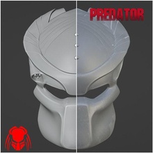 predator temple guard mask alien helmet cospaly xenomorph facehuger games toys 3d print model - Mito3D