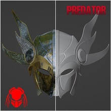 prédateur valkyrie masque extraterrestre xenomprph facehuger casque cosplay jeux jouets 3d print model - Mito3D
