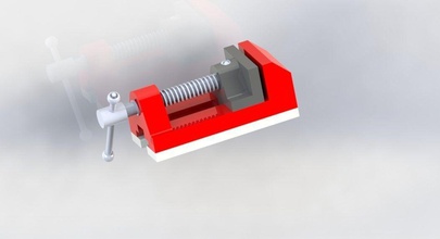 stampa modello morsa meccanico mettere attrezzature ingegneria fai 3dprinter scienza 3d print model - Mito3D